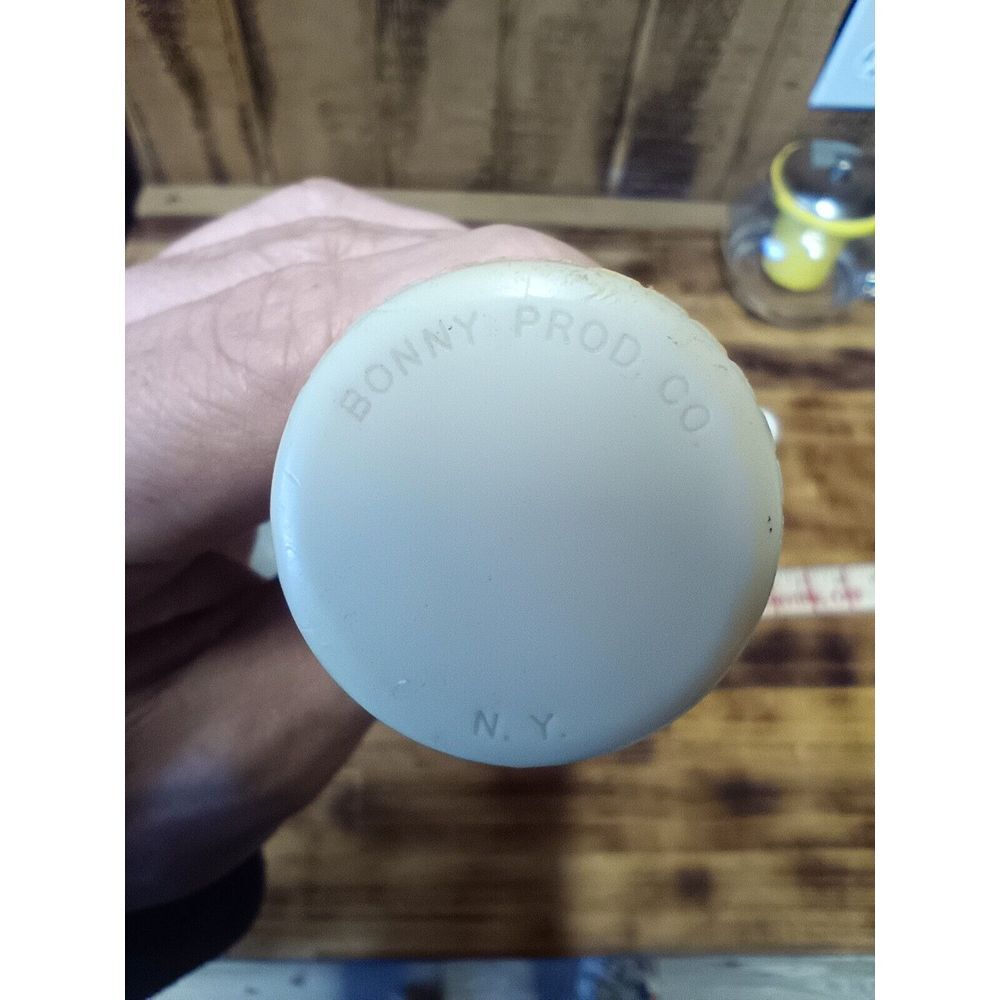 X2 Bonny Prod. Co. NY Ice Cream Scoop Yellow White Vintage Cast Aluminum Plastic - Picture 6 of 7